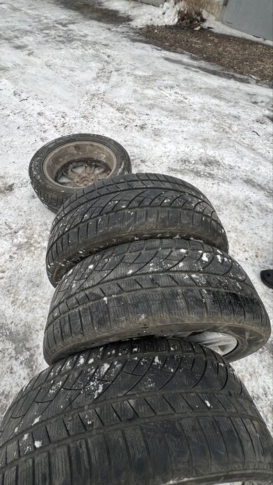 Титановый диски с резиной