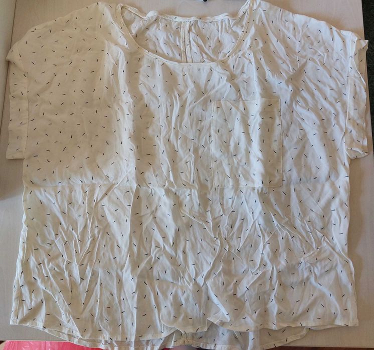 Дамска бяла тениска