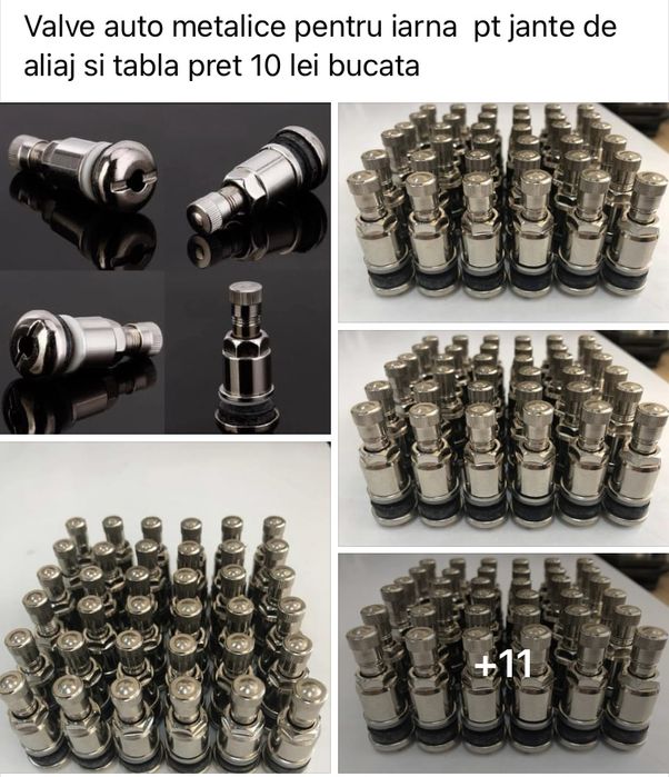 Valve mecanice metalice auto moto utilitare 10 lei buc