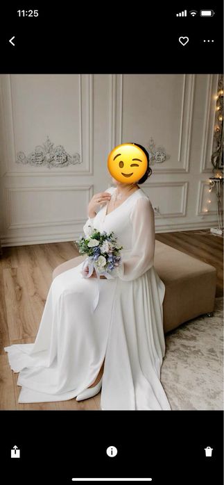 Свадебное платье , фота , диадема,