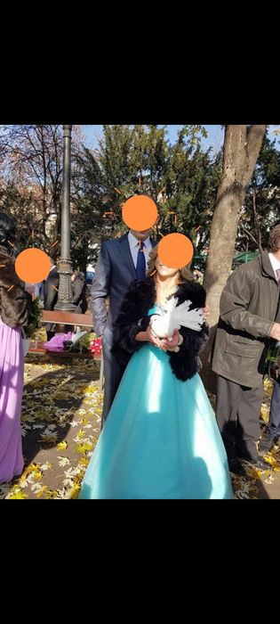 rochie ocazie Tull de calitate deosebita