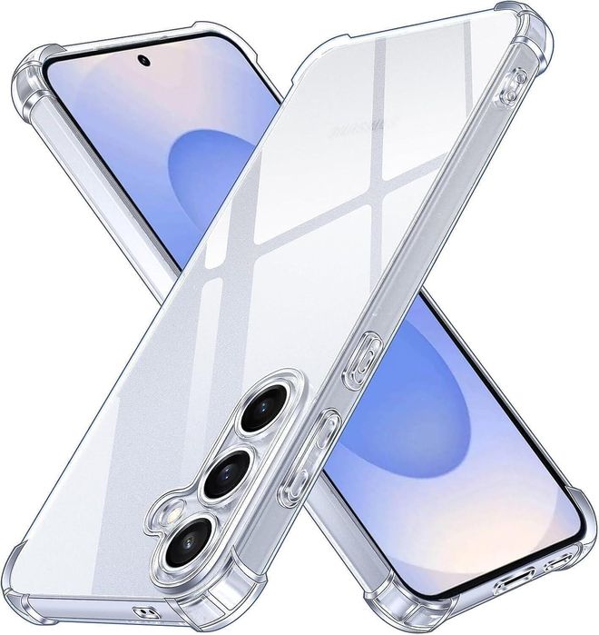 Прозрачен силиконов удароустойчив кейс за samsung galaxy s26