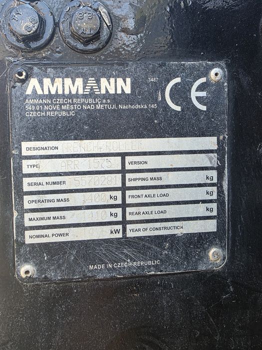 Vând Cilindru compactor AMMANN 2017