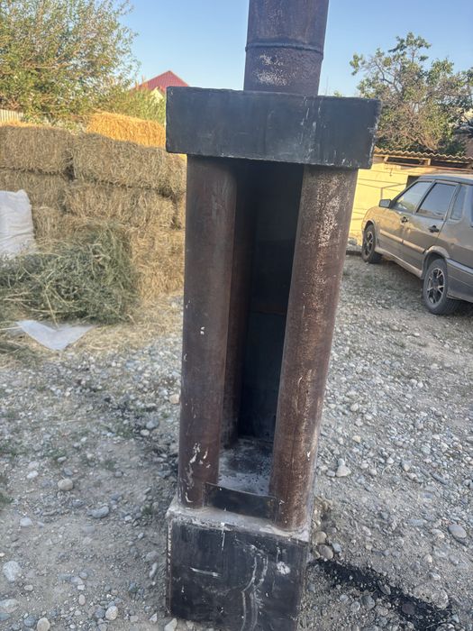 Печь для бани.  Газом тоже