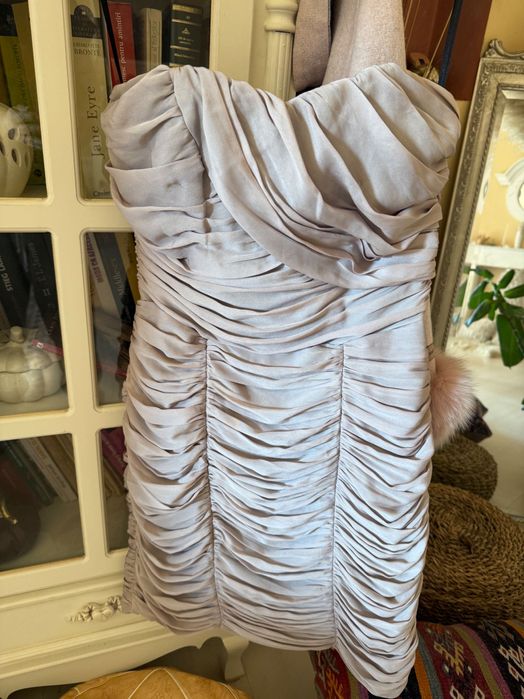 Rochie superba de ocazie cu fronseuri