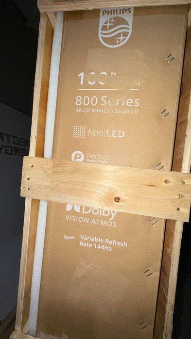 Продаю новый QD Mini LED телевизор PHILIPS 100MLED800/56