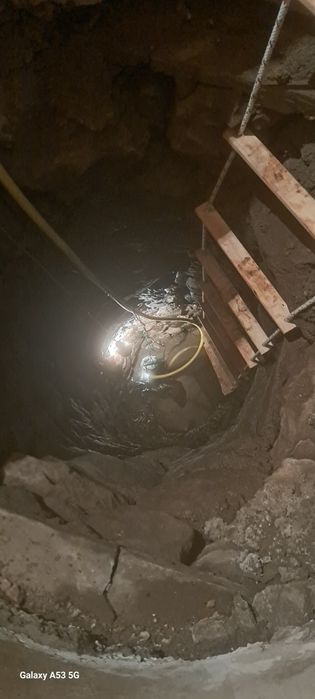 Ръчно почистване на кладенци, герани, бунари
