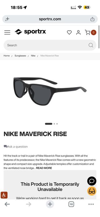 Солнцезащитные очки Nike Maverick Rise