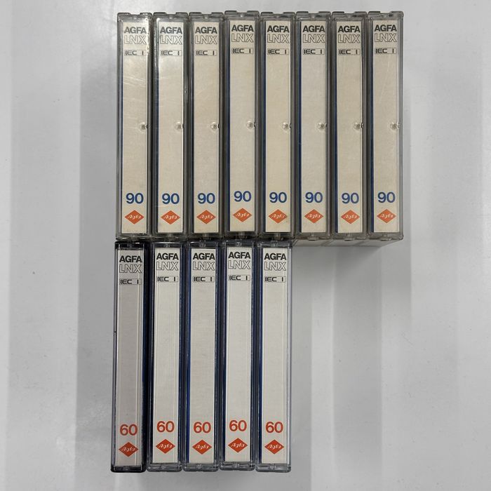 13 броя Аудиокасетки Agfa LNX