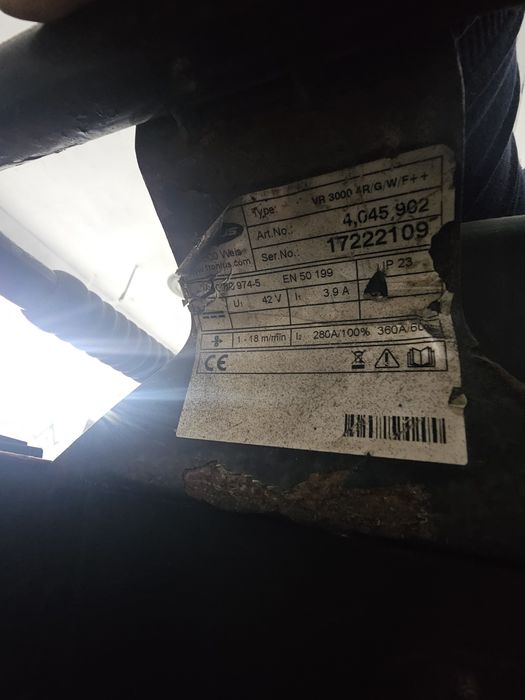 Aparat de sudura MIG MAG FRONIUS VarioSynergic 5000, derulator VR3000