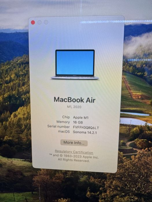 Macbook Air M1 16/512 13.3 Retina