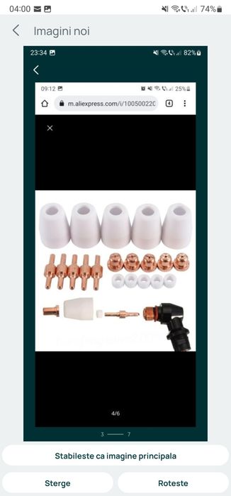 Set duze scurte pentru aparate de taiat cu plasma pt-31