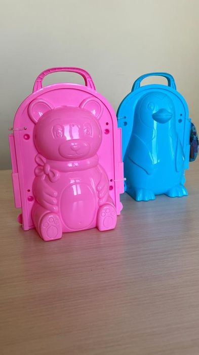 Форма  для копилки (Пингвин и медведь)