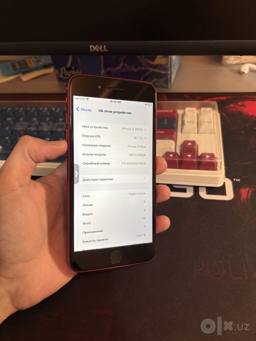 iPhone 8 plus 256gb
