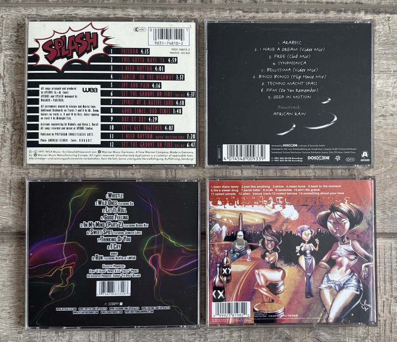 Pachet 13 Eurodance - Kaoma/Splash/Dj Quicksilver/Herbie/2-4 Family