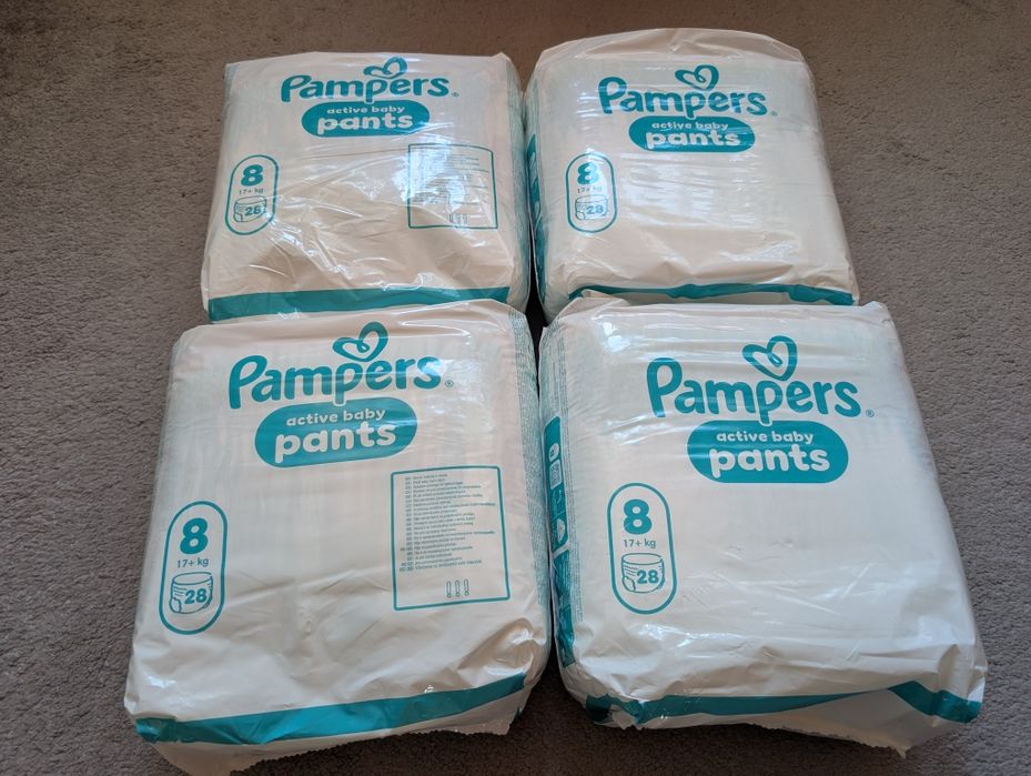Pampers marimea 8 -112 buc Noi