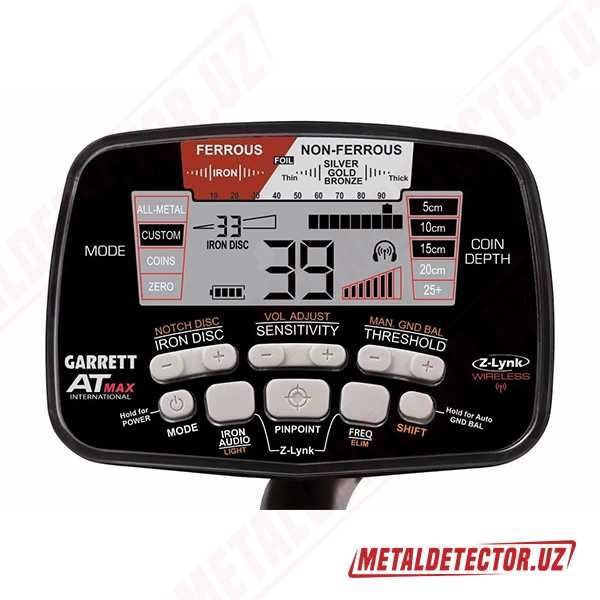 Фирменный Металлоискатель Garrett At Max INTERNATIONAL (США)