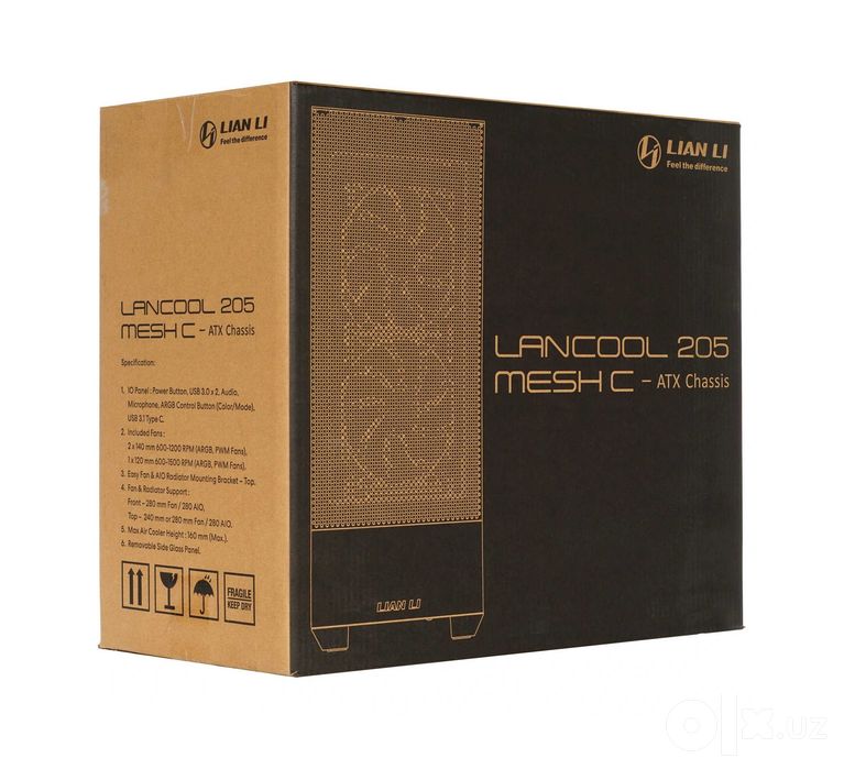 - Корпус Lian Li LANCOOL 205 MESH Black