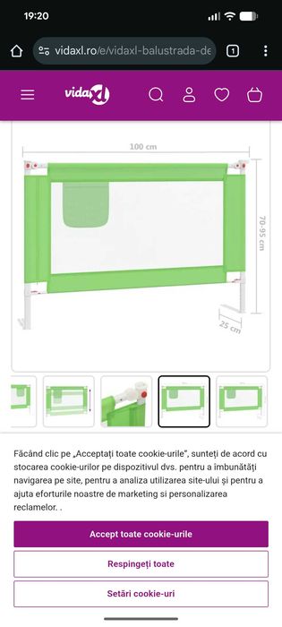 Balustrada de protecție pentru copii