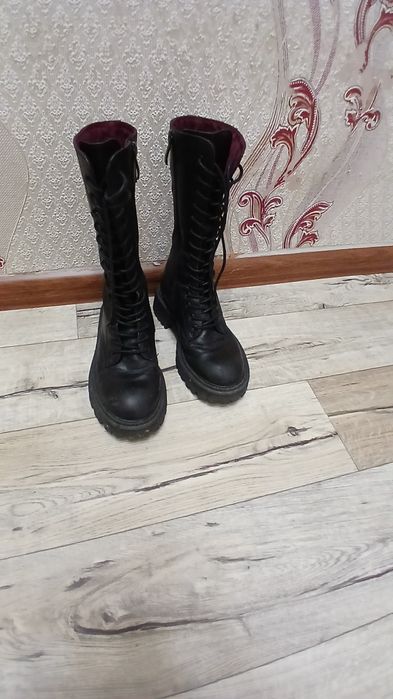 Ботинки кожаные на девочку