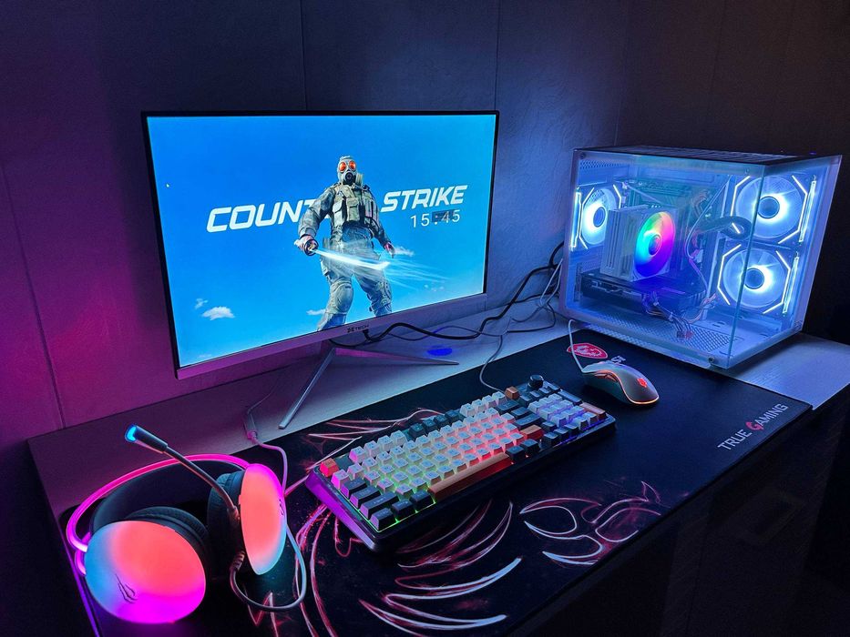 Новый Игровой Компьютер /Кейс /Монитор/Наушники/Клава+мышь/CS2 150фпс