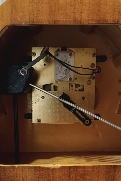 Часы каминные СССР Янтарь с боем