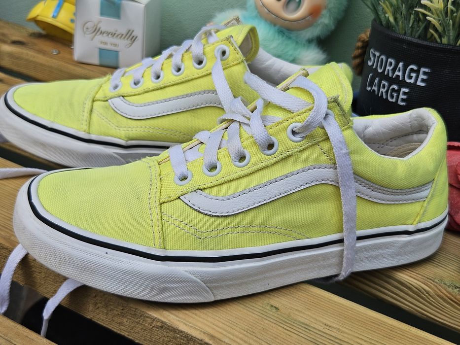 Vans кецове в неоново жълто N37