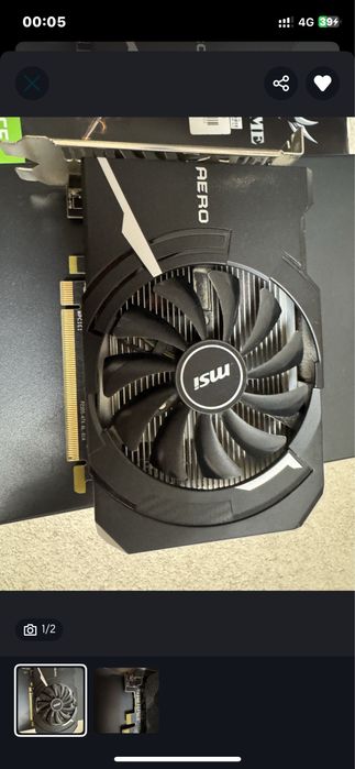 Продам видеокарту rx560 4gb