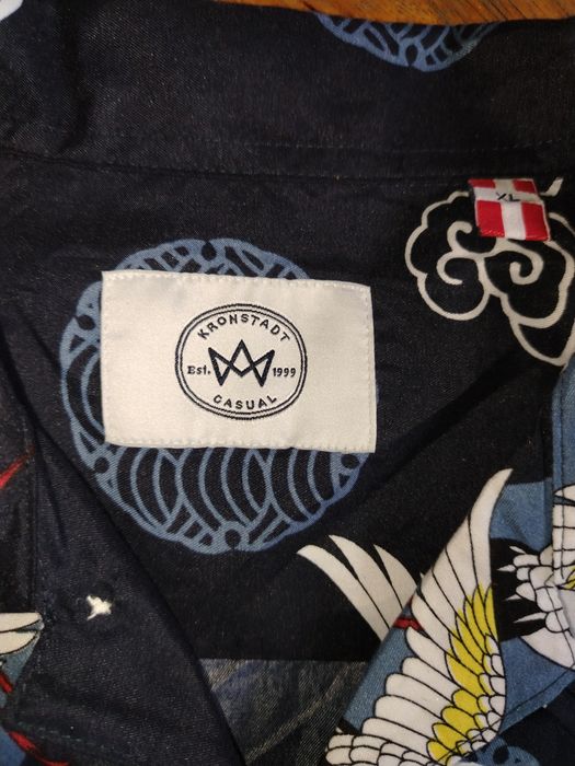 Kronstadt мъжка риза с японски мотиви