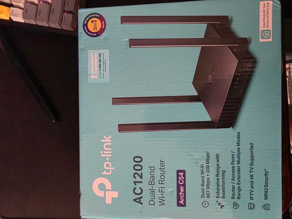 Двулентов Wi-Fi рутер TP-Link Archer C54