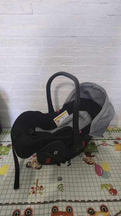 Комбинирана бебешка количка 3 в 1 KikkaBoo - Irene, Light Grey