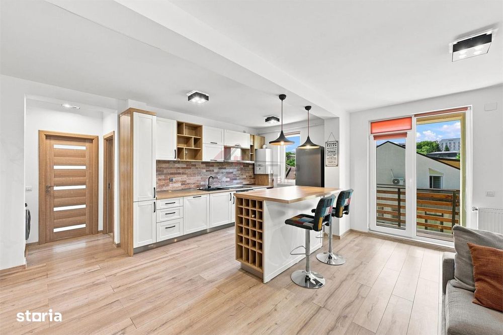 Apartament cu 3 camere 78mp, mobilat, loc de parcare - Rediu
