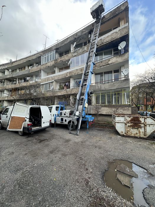 Мобилен  строителен асансьор под наем-30м, 300кг. Перник, София