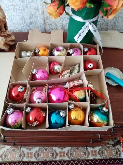 Елочные игрушки СССР.