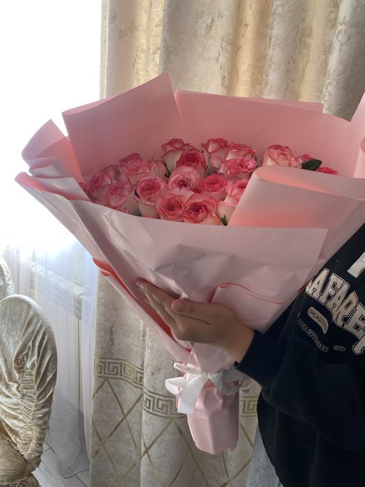 Цветы роза красивые розовые