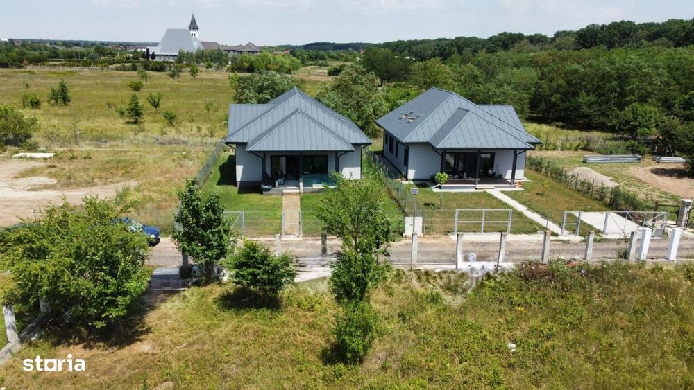 Vilă modernă 2025  Snagov – Ciofliceni  langa padure  teren 500 mp