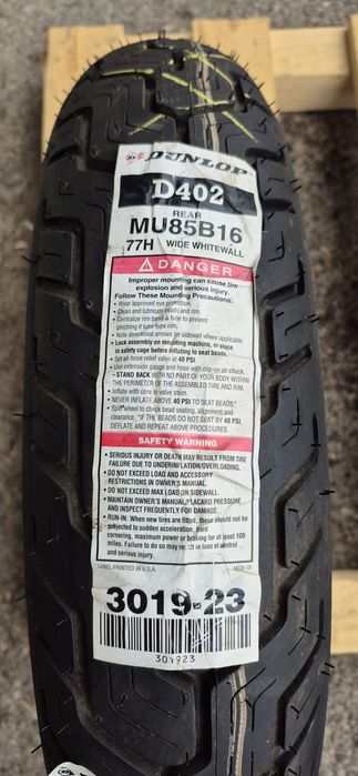 O anvelopa moto noua spate Dunlop D402,MU85 B16 M/C.