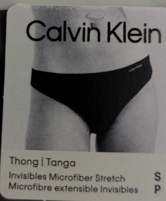 Calvin Klein Invisible Micro thong дамски прашки S 2 модела от Сащ