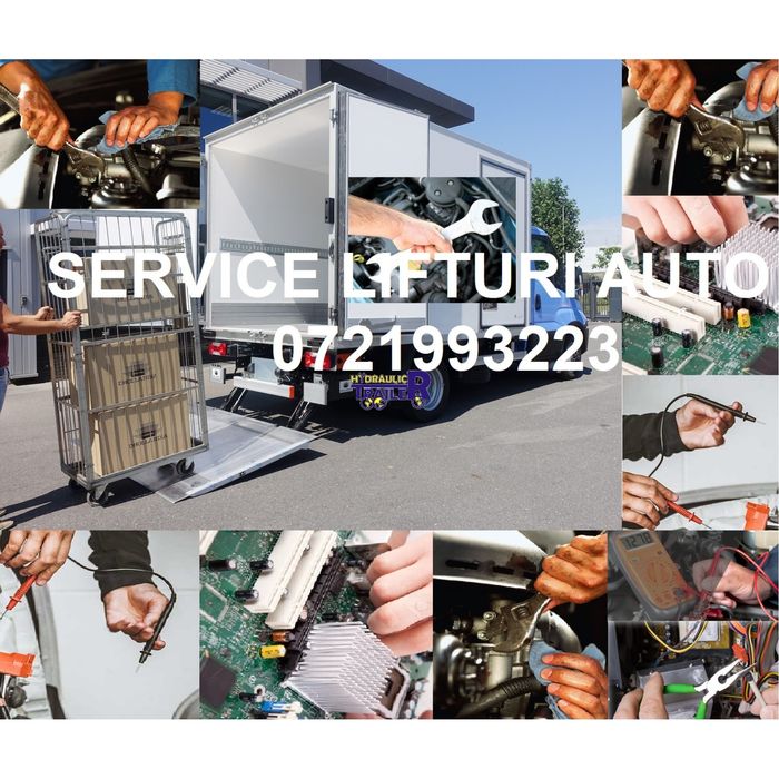 Service mobil obloane ridicatoare  lifturi hidraulice  autoutilitare camione semiremorci