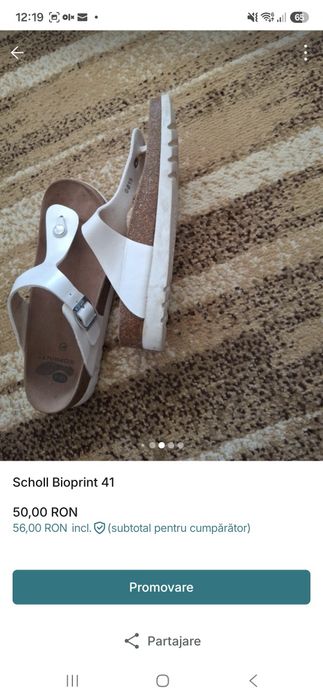 Șlapi Scholl Bioprint 41