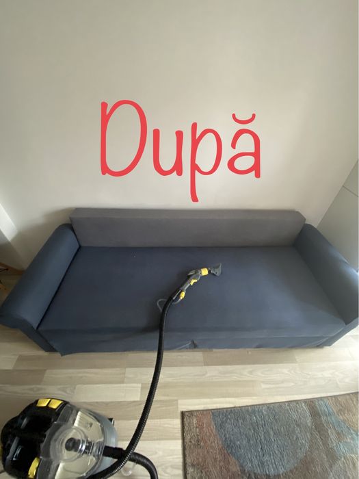 Curatare tapiterie, canapea, saltea, mocheta cu Aburi