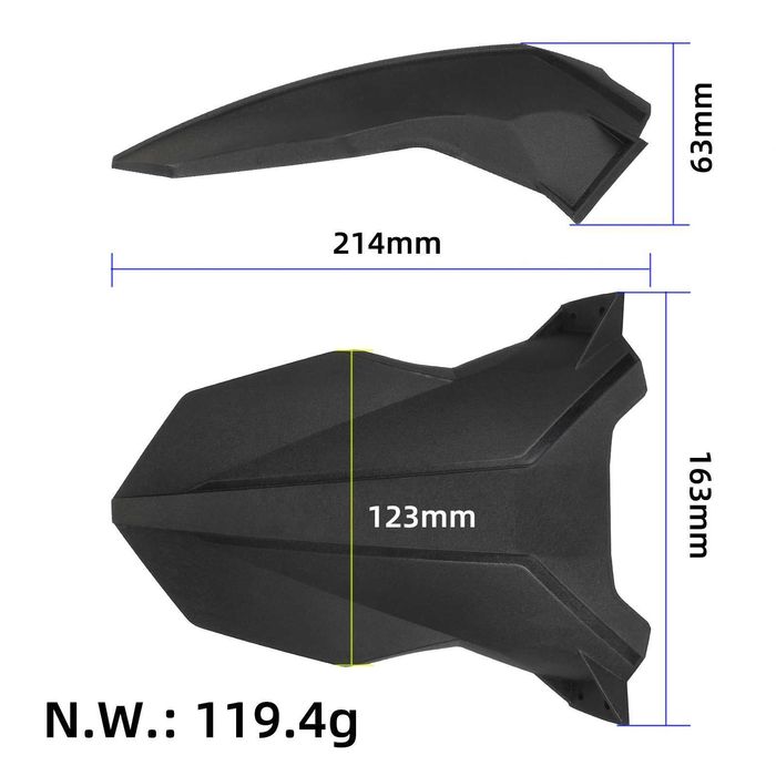 Aripa / aparatoare fata pentru trotineta electrica Kukirin G3 Pro