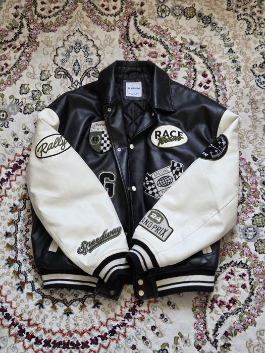Кожаная куртка Bershka