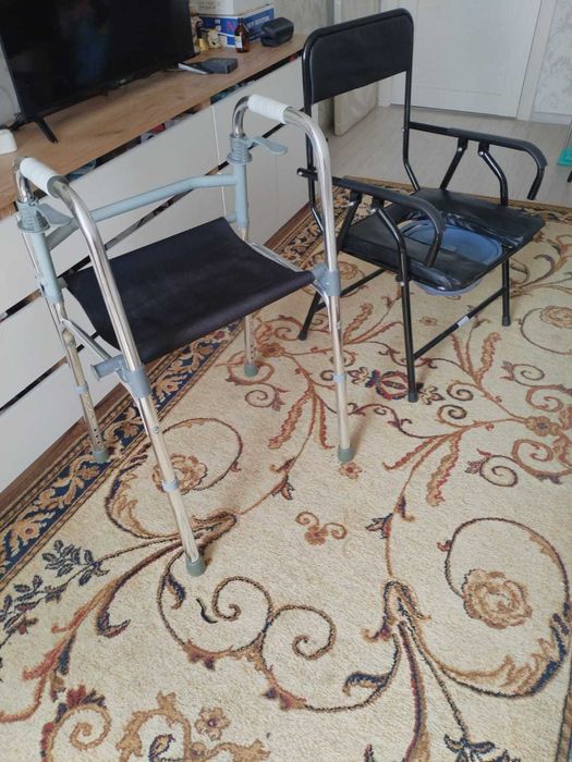 Био туалет и ходунки бу