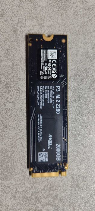 2 TB Lexar, Crucial Xolati yangi 190$