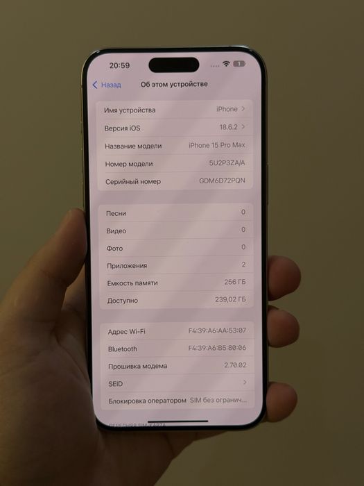 (HOT) 15 Pro Max 256