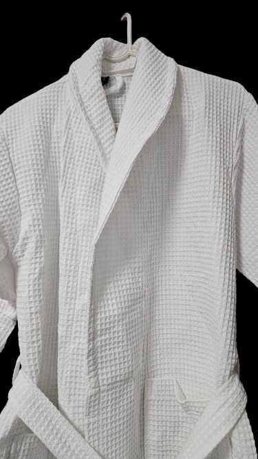 Halat de  baie si SPA - bumbac premium/usor si absorbant model fagure