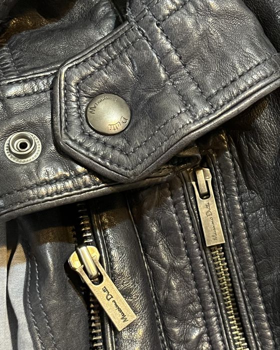Куртка кожаная Massimo Dutti мужская