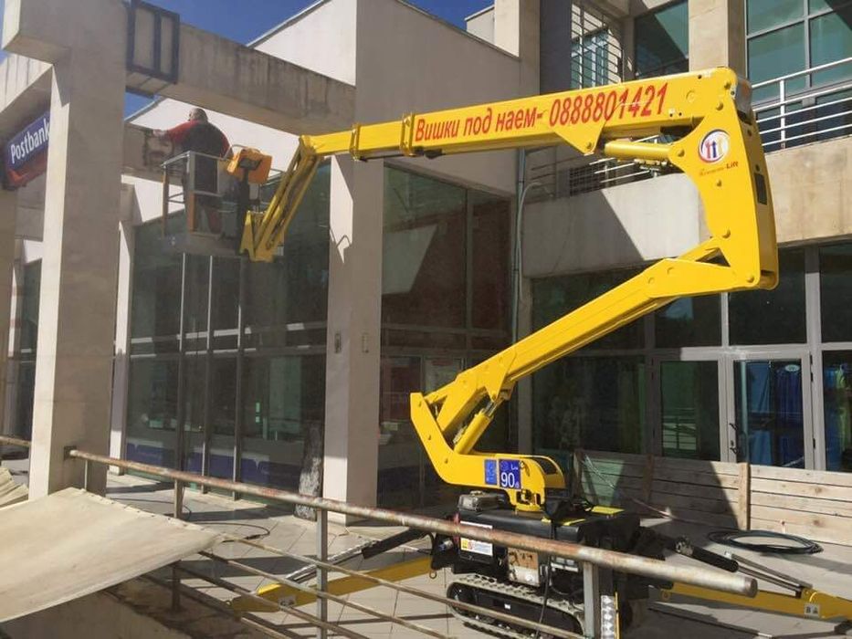 Вишка Камион с Кран и автокран под наем