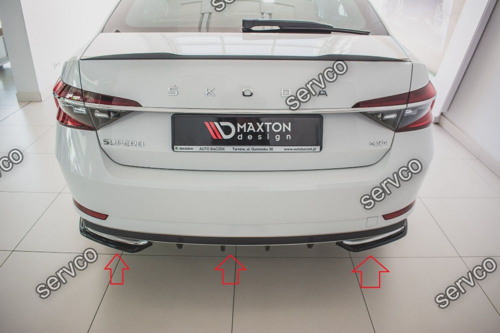 Bodykit tuning sport Skoda Superb Mk3 2019- v2 Maxton Design
